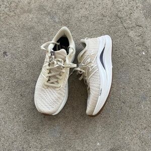 New Balance Women's FuelCell Propel v4 Running Shoes in Bone/Sea salt
